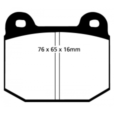 DP3197C EBC Brakes Колодки тормозные