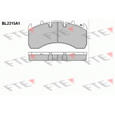 BL2215A1 FTE Комплект тормозных колодок, дисковый тормоз