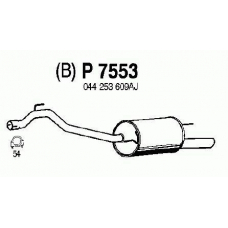 P7553 FENNO Глушитель выхлопных газов конечный