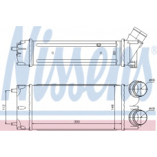 96627 NISSENS Интеркулер