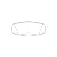 FP1304 FIT Комплект тормозных колодок, дисковый тормоз