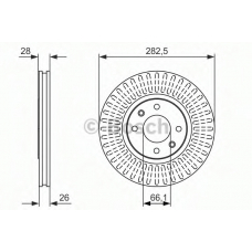 0 986 479 908 BOSCH Тормозной диск