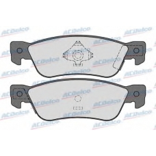 AC058052D AC Delco Комплект тормозных колодок, дисковый тормоз