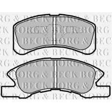 BBP2141 BORG & BECK Комплект тормозных колодок, дисковый тормоз