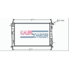 1800381 KUHLER SCHNEIDER Радиатор, охлаждение двигател