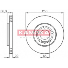 1031854 KAMOKA Тормозной диск