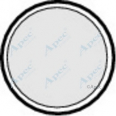 PAD254 APEC Комплект тормозных колодок, дисковый тормоз