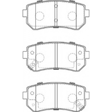 FD7290A NECTO Комплект тормозных колодок, дисковый тормоз