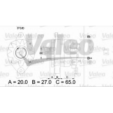 433445 VALEO Генератор