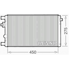 DRM09042 DENSO Радиатор, охлаждение двигателя