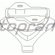 107 223 TOPRAN Кронштейн, глушитель