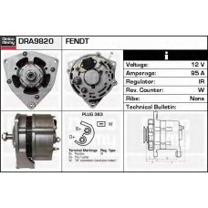DRA9820 DELCO REMY Генератор