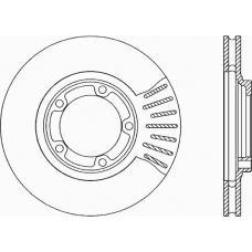 BDA1791.20 OPEN PARTS Тормозной диск