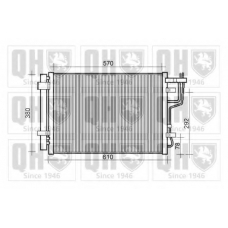 QCN589 QUINTON HAZELL Конденсатор, кондиционер