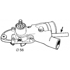 VKPC 83605 SKF Водяной насос