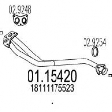 01.15420 MTS Труба выхлопного газа