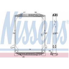 62342A NISSENS Радиатор, охлаждение двигателя