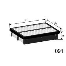 P551 MISFAT Воздушный фильтр