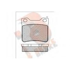 RB1109 R BRAKE Комплект тормозных колодок, дисковый тормоз