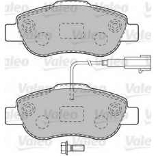 601015 VALEO Комплект тормозных колодок, дисковый тормоз