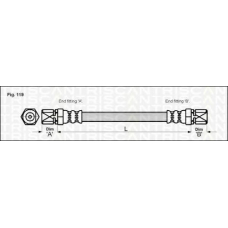 8150 16205 TRISCAN Тормозной шланг