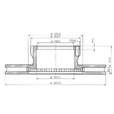 BDC3831 QUINTON HAZELL Тормозной диск