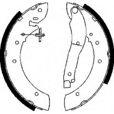 BS862 QUINTON HAZELL Комплект тормозных колодок