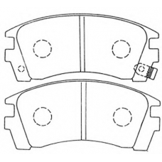FP0509 FIT Комплект тормозных колодок, дисковый тормоз