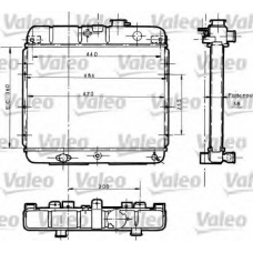 730061 VALEO Радиатор, охлаждение двигателя