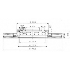 BSF3783 QUINTON HAZELL Тормозной диск