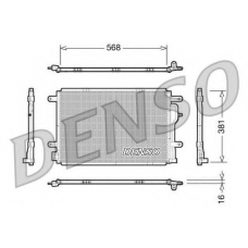 DCN02004 DENSO Конденсатор, кондиционер