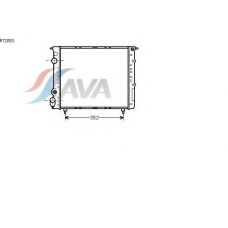 RT2053 AVA Радиатор, охлаждение двигателя