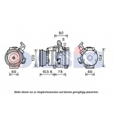 852633N AKS DASIS Компрессор, кондиционер