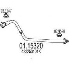 01.15320 MTS Труба выхлопного газа