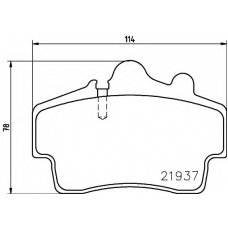 8DB 355 018-471 HELLA PAGID Комплект тормозных колодок, дисковый тормоз