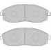 FVR1498 FERODO Комплект тормозных колодок, дисковый тормоз