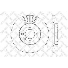 6020-9934V-SX STELLOX Тормозной диск