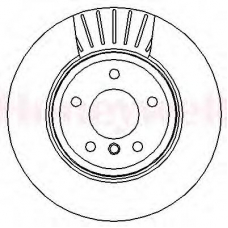 562319B BENDIX Тормозной диск