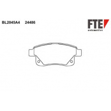 BL2045A4 FTE Комплект тормозных колодок, дисковый тормоз