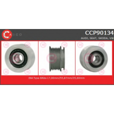 CCP90134 CASCO Ременный шкив, генератор
