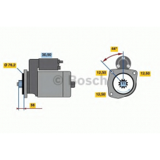 0 986 024 100 BOSCH Стартер