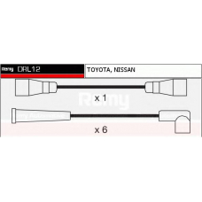 DRL12 DELCO REMY Комплект проводов зажигания
