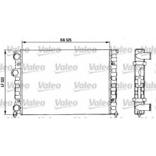 730504 VALEO Радиатор, охлаждение двигателя