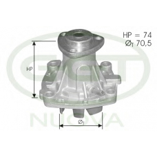 PA12297 GGT Водяной насос