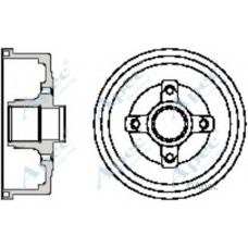 DRM9924 APEC Тормозной барабан