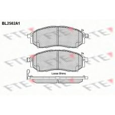 BL2562A1 FTE Комплект тормозных колодок, дисковый тормоз