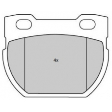 FBP-1755 FREMAX Комплект тормозных колодок, дисковый тормоз