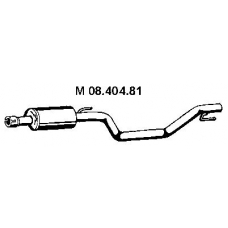 08.404.81 EBERSPACHER Средний глушитель выхлопных газов