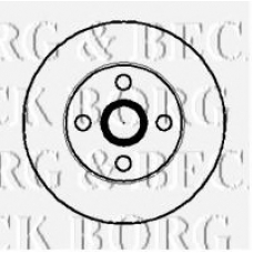BBD4013 BORG & BECK Тормозной диск