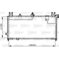 814253 VALEO Конденсатор, кондиционер